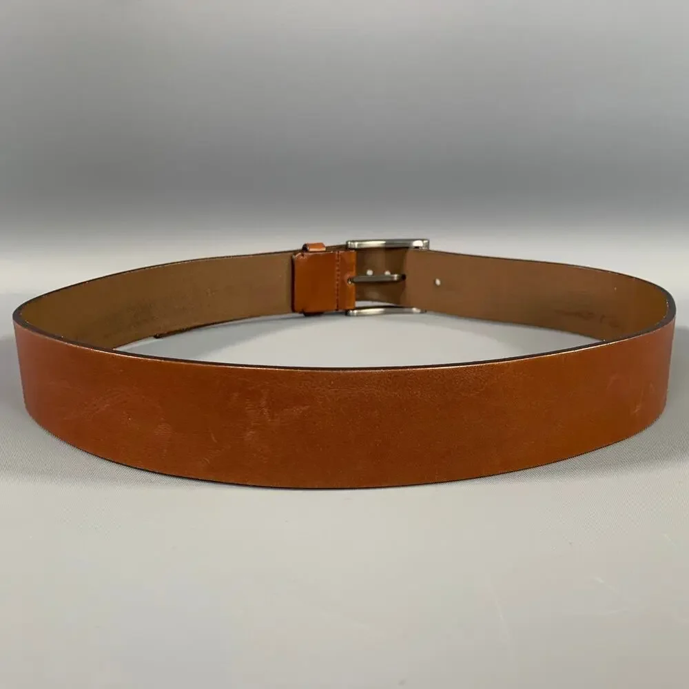 SALVATORE FERRAGAMO Size 33 Brown Leather Belt